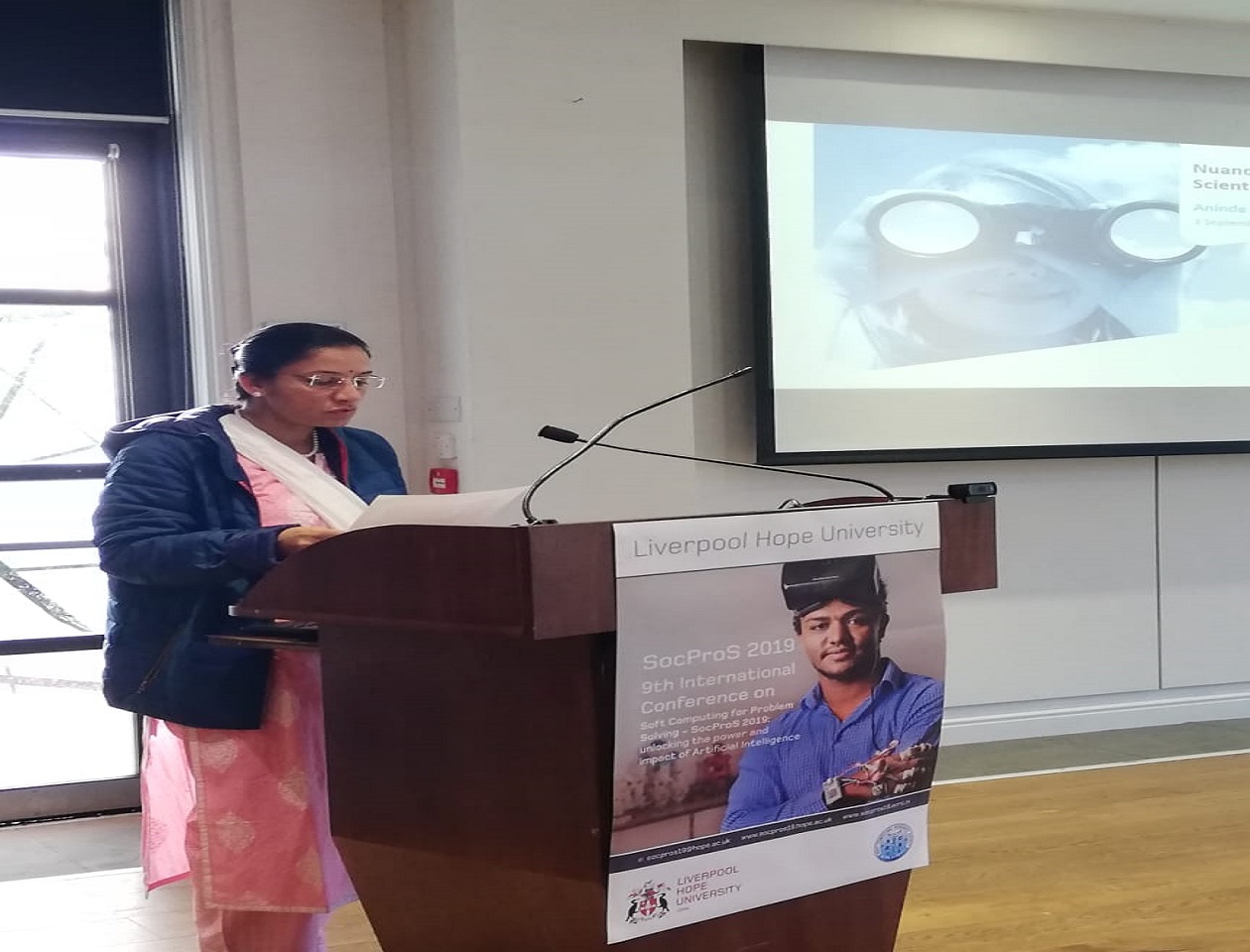Prof. Aruna Tiwari at SocProS 2019, UK