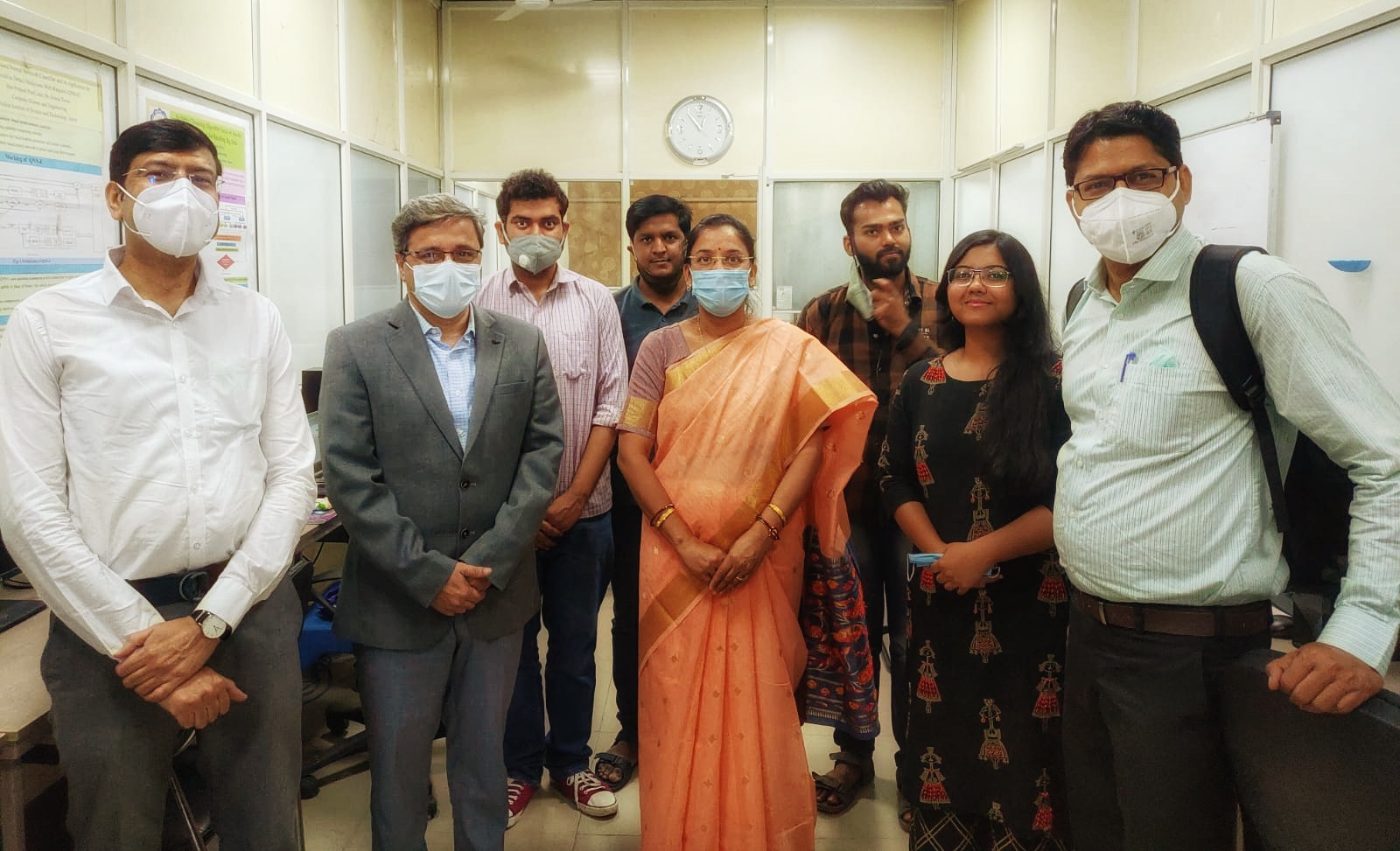 Lab visit of IITI Director